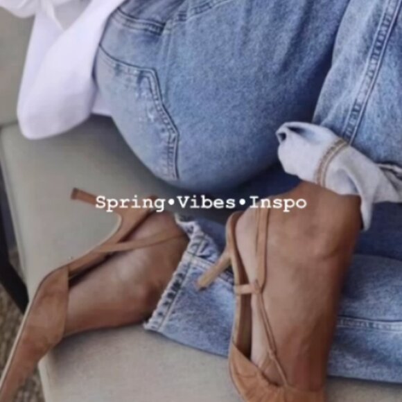 Jimmy Choo Beige Suede Ray 65 Slingback Pumps size 39 - Picture 11 of 11